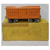Train - Prewar Lionel #114 Std Gauge Box Car w/OB