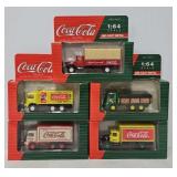 (5) Hartoy 1:64 Die Cast Coca-Cola Trucks (MIB)