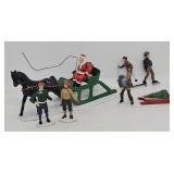 Asst. Die Cast Toy Christmas Village Putz Figures