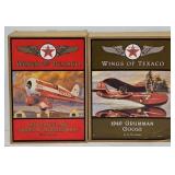 (2) Wings of Texaco Promo Airplane Coin Banks