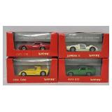 (4) Verem, France 1:43 Die Cast Race Cars (MIB)