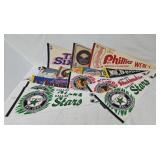 (13) Assorted Vintage Pennants