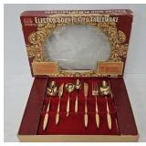 (52 pc) Ekco Eterna Electro Gold Plated Tableware