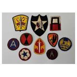 (10) Different US Military Arm Patches