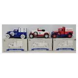 (3) Spec-Cast Cast Beer Promo Coin Banks (MIB)