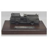 Hudson Pewter Mack Cab Forward Pumper Model