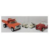 (4) Tonka Pressed Steel Toy Vehicles