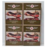 (4) Wings of Texaco Promo Airplane Coin Banks