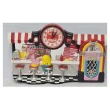 Coca-Cola Soda Fountain Wall Clock
