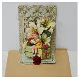 New/Old Victorian Die Cut Pop Up Valentine Card