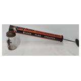 Vintage Black Flag Sprayer Tin Litho