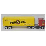 Ertl Pressed Steel Pennzoil Tractor Trailer