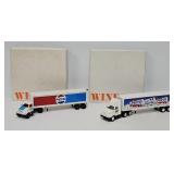 (2) Winross 1:64 Die Cast Pepsi Tractor Trailers