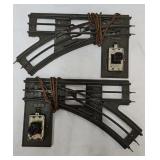 Train - Pr. #222 Lionel Standard Gauge Switches