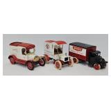 (3) Die Cast Yuengling Delivery Coin Bank Vehicles