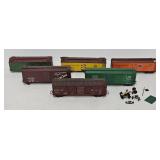 Train - (6) Vintage HO Gauge Freight Cars