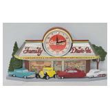 Coca-Cola Family Drive-In Wall Clock