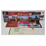 Train- (12) PRR & LVRR Railroad Coffee Table Books