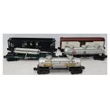 Train - (5) Post  Lionel O-Gauge Freight Cars
