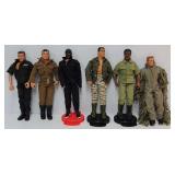 (6) 12" GI Joe Action Soldiers