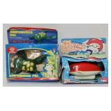 (2) Battery Op Bath Toys w/OB