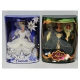 Mattel Cinderella & Princess Jasmine Dolls w/OB