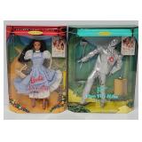 (2) Mattel Wizard of Oz Dolls w/OB