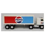 Ertl 21 1/2" Pressed Steel Pepsi Tractor Trailer