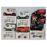 (6) Ertl Gas & Oil Promo Die Cast Coin Banks