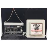 (2) Felix the Cat Lighted Signs