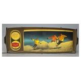 Schaefer Beer Lighted Ski Scene Bar Sign