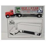 1st Gear Red Star Express Mack Tractor Trailer