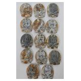 Military - (14) WWII German General Assault Badges