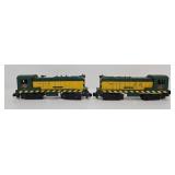 2 American Flyer Engines #355 North Western Locos