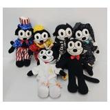 (6 Different) Felix the Cat 14" Plush