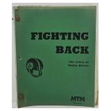 Orig TV Movie Script "Fighting Back" Rocky Bleier