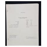 Orig 1981 "Going Ape" Movie Script