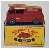 Matchbox A Lesney #9 Gray Wheel Fire Escape w/Box