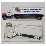 1st Gear Great American Trans Mack Tractor Trailer
