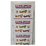 Set (3) 1991 Spec Cast U.S Mail Airplane Banks