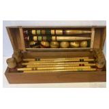 Vintage croquet set