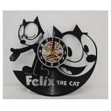 Felix the Cat Die Cut Vinyl Record Wall Clock