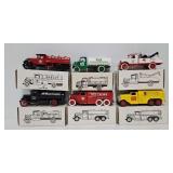 (6) Ertl Gas & Oil Promo Die Cast Coin Banks