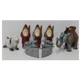 (7) Reproduction Cast Iron Coin Banks
