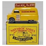 Matchbox Gray Wheel 42A Bedford Evening News Van