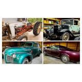 Ford Mustang Fastback, Ford Mustang Convertible Project Car, Pontiac Coupe, Ford Model A Cabriolet, Auto Lift & Parts, Ford Jubilee, 3pt. Equipment, Woodworking Equipment