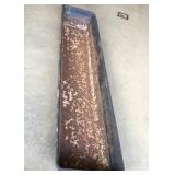72" cast iron trough 72" cast iron trough