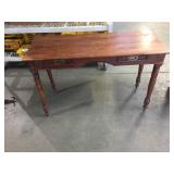 TURNED LEG LIBRARY TABLE TURNED LEG LIBRARY TABLE