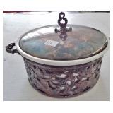 SILVERPLATE CASSEROLE SILVERPLATE CASSEROLE