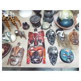 ASSORTED CARVED MASKS ASSORTED CARVED MASKS